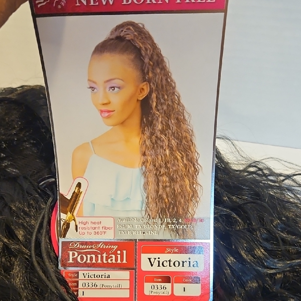 Victoria Drawstring Ponytail - Picture 6 of 6
